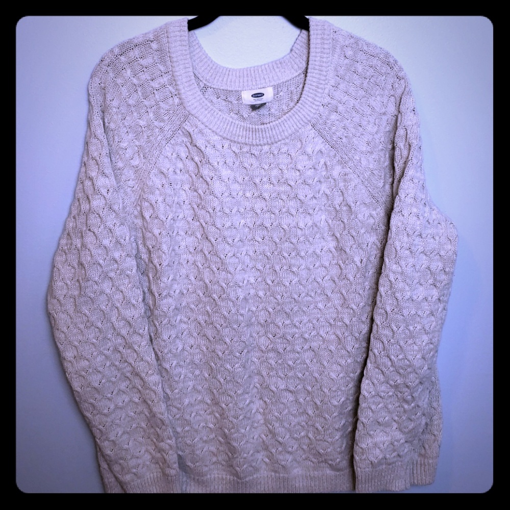Light gray knit sweater